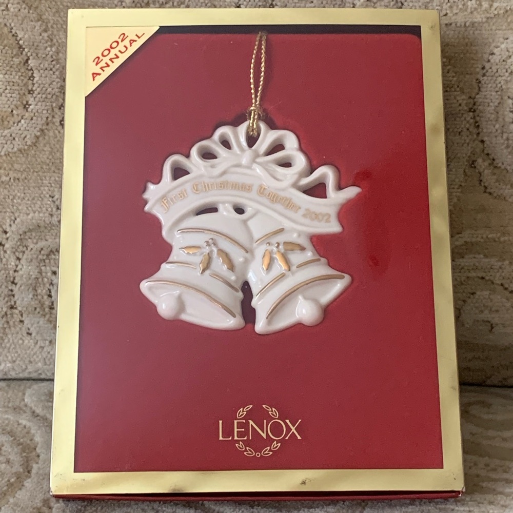 Lenox First Christmas Together 2002 Ornament